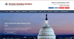 Desktop Screenshot of doctorshearingservices.net
